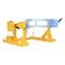 Vestil Steel Fork Truck Drum Carrier/Rotator For Steel 55 gal. Drums, 1500 lb Capacity, Yellow DCR-205-15 - alternate 6